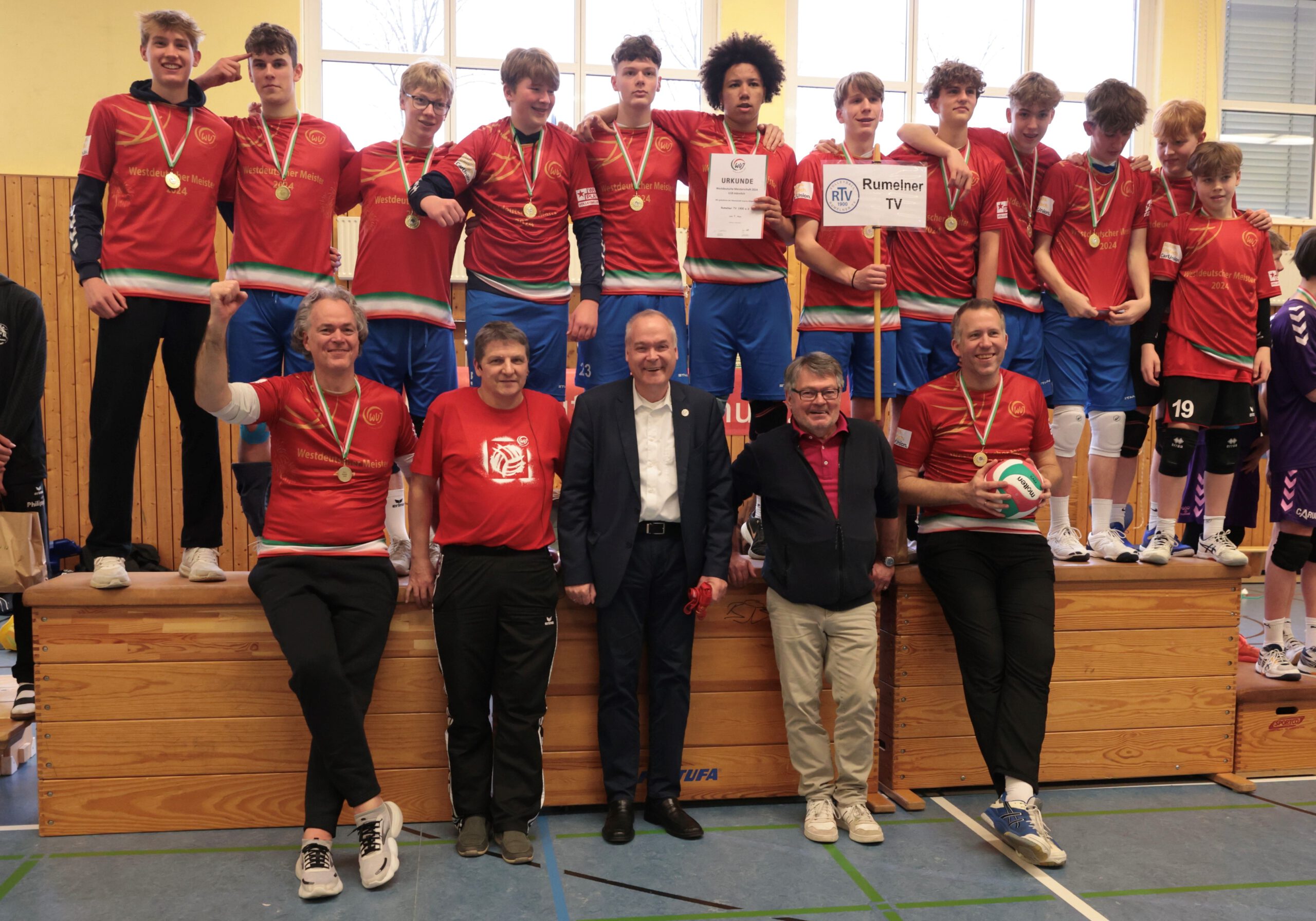 männl. Jugend: U18 verteidigt Titel bei Westdeutschen Meisterschaften!